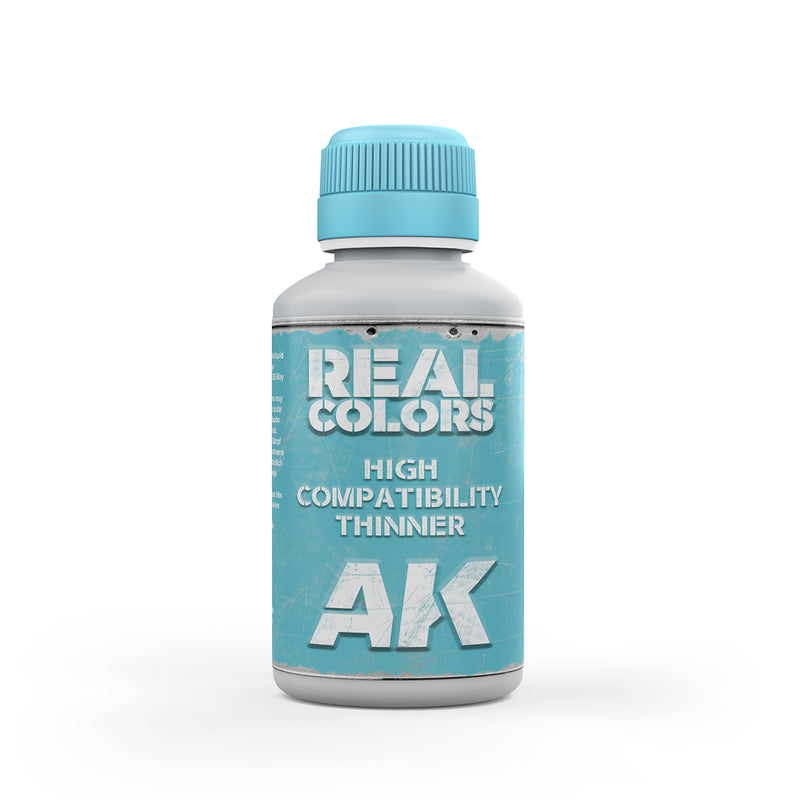 AK Interactive RC701 Real Colors: High Compatibility Thinner 200ml Bottle