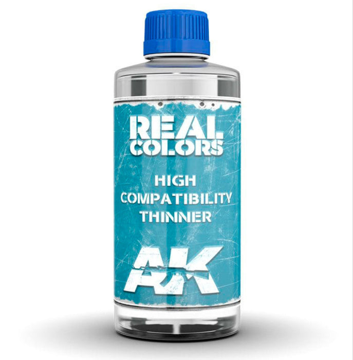 AK Interactive RC702 Real Colors: High Compatibility Thinner 400ml Bottle