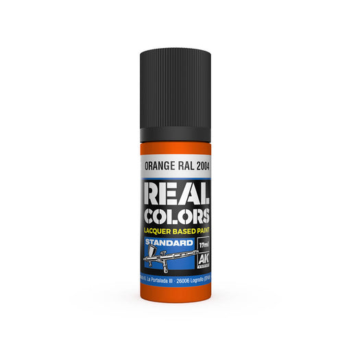 AK Interactive RC812 Real Colors Standard: Orange Lacquer Based Paint 17ml Bottle