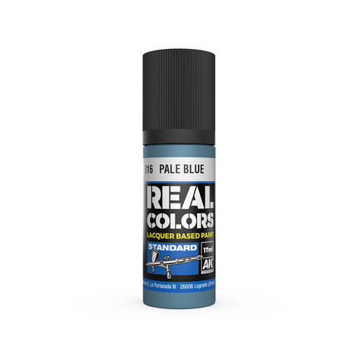 AK Interactive RC816 Real Colors Standard: Pale Blue Lacquer Based Paint 17ml Bottle