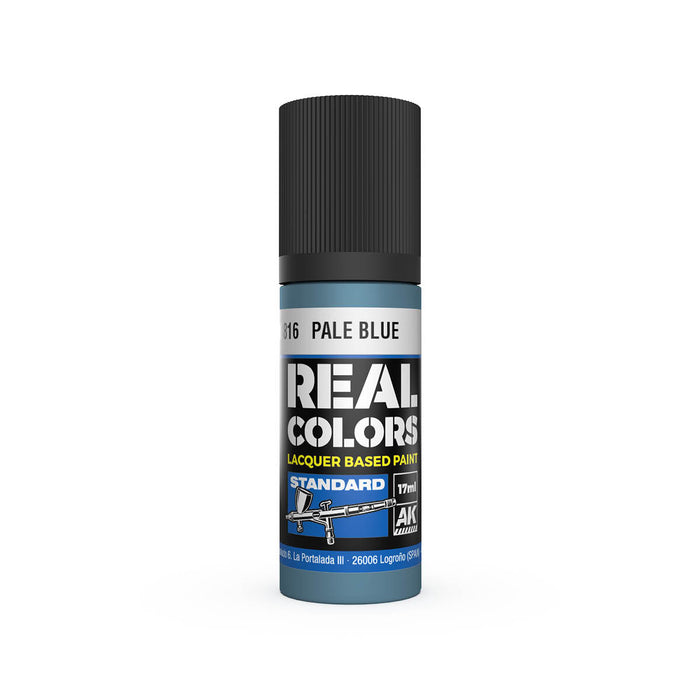 AK Interactive RC816 Real Colors Standard: Pale Blue Lacquer Based Paint 17ml Bottle