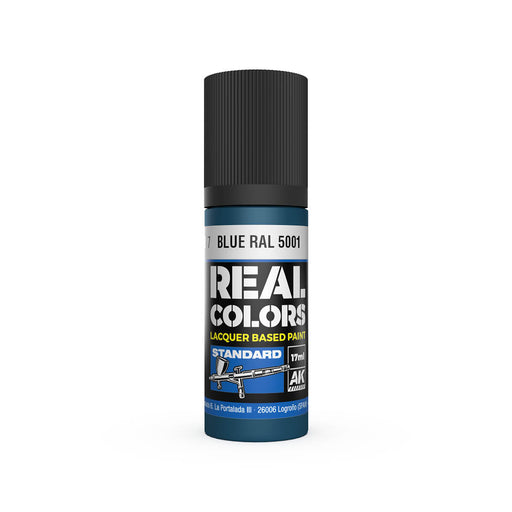 AK Interactive RC817 Real Colors Standard: Blue Lacquer Based Paint 17ml Bottle