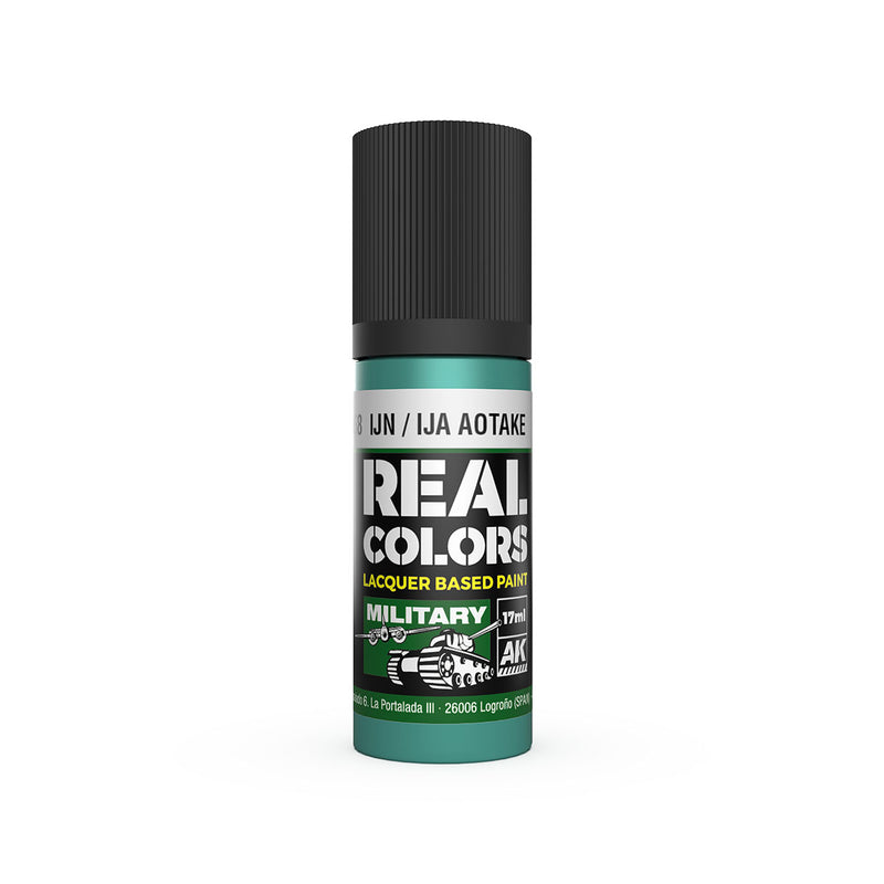 AK Interactive RC958 Real Colors Military: IJN/IJA Aotake Lacquer Based Paint 17ml Bottle