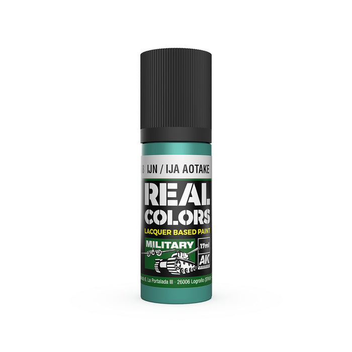 AK Interactive RC958 Real Colors Military: IJN/IJA Aotake Lacquer Based Paint 17ml Bottle
