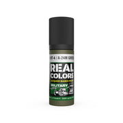 AK Interactive RC975 Real Colors Military: AMT4/A24M Green Lacquer Based Paint 17ml Bottle
