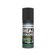 AK Interactive RC977 Real Colors Military: AMT11 Blue Grey Lacquer Based Paint 17ml Bottle