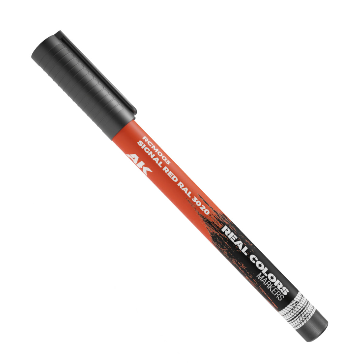 AK Interactive RCM003 Real Color Paint Marker Signal Red RAL3020