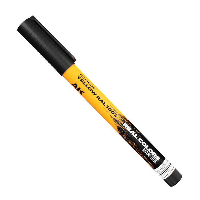 AK Interactive RCM004 Real Color Paint Marker - Yellow RAL1003
