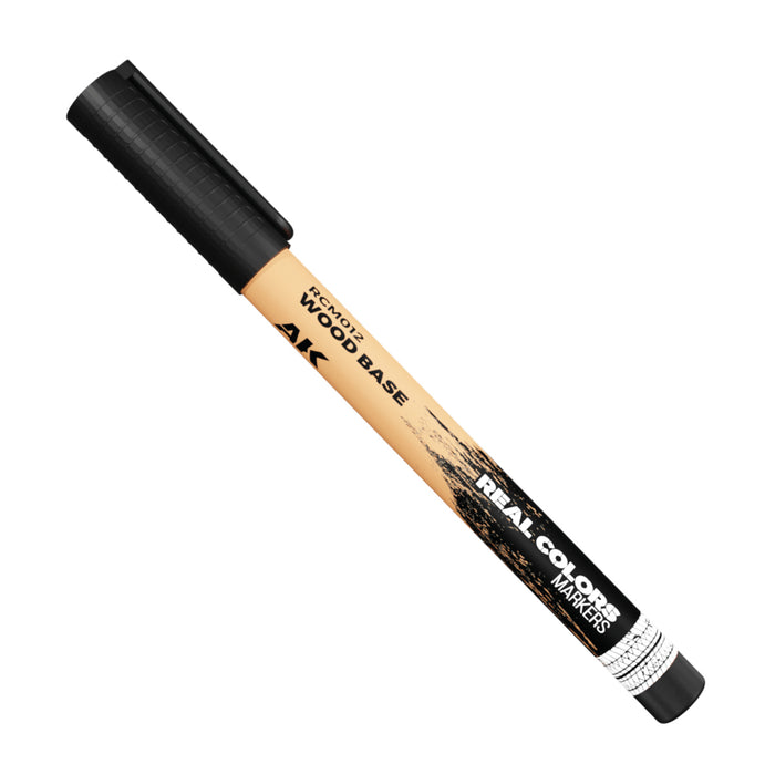 AK Interactive RCM012 Real Color Paint Marker - Wood Base