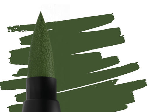 AK Interactive RCM015 Real Color Paint Marker - Olive Green RAL6003