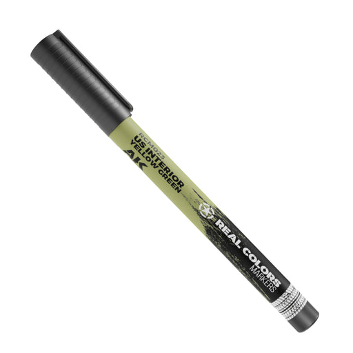 AK Interactive RCM023 Real Color Paint Marker - US Interior Yellow Green