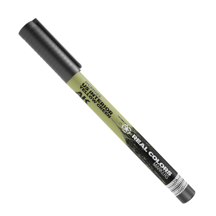 AK Interactive RCM023 Real Color Paint Marker - US Interior Yellow Green