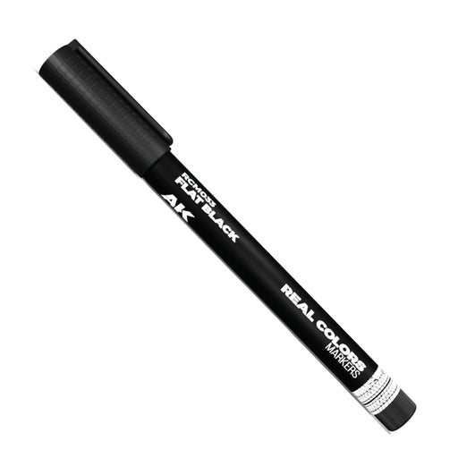 AK Interactive RCM033 Real Color Paint Marker - Flat Black