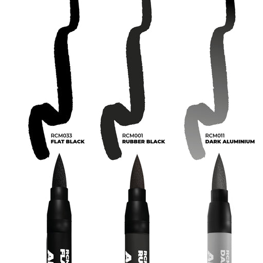 AK Interactive RCM102 Real Color Paint Marker Wheels Set (3 Pack)