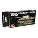 AK Interactive RCS123 Real Colors Set: 1945 Panzer Lacquer Based Paint (6 Pack)