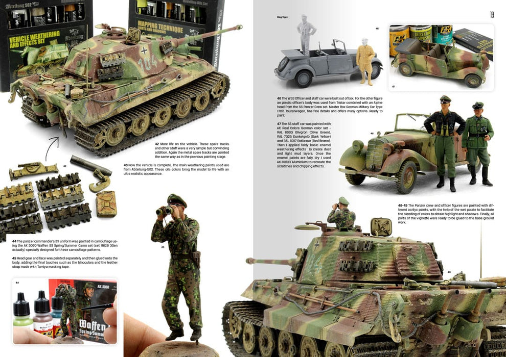AK Interactive WWII Los Vehiculos Alemanes de Las SS / German Most Iconic Vehicles Volume 2 Book