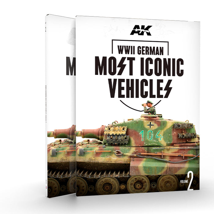 AK Interactive WWII Los Vehiculos Alemanes de Las SS / German Most Iconic Vehicles Volume 2 Book