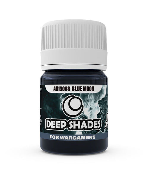 AKI 13008 Deep Shades for Wargamers Blue Moon Acrylic Paint 30ml Bottle