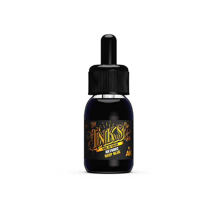 AKI 16021 Inks: Primary Colors Acrylic Set (3 30ml Bottles)