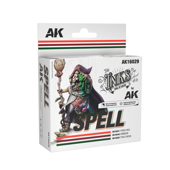AKI 16029 Inks: Spell Acrylic Set (3 30ml Bottles)