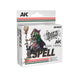 AKI 16029 Inks: Spell Acrylic Set (3 30ml Bottles)