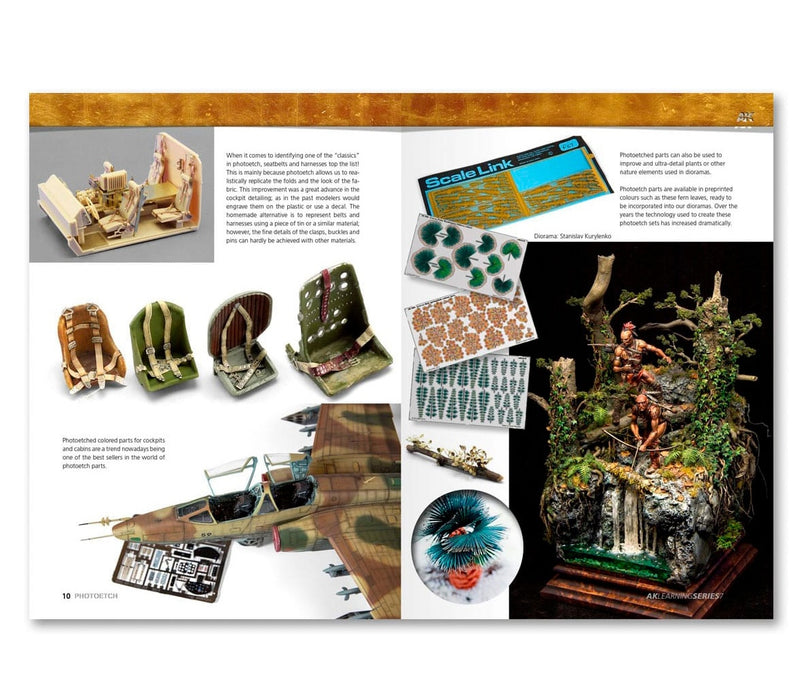 AKI 244 Learning Series 7 Photo Etched Parts Complete Guide Book