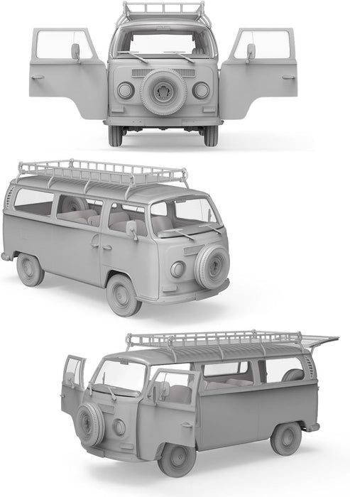 AKI 35022 1/35 T2 Model 1967 Bus Model Kit