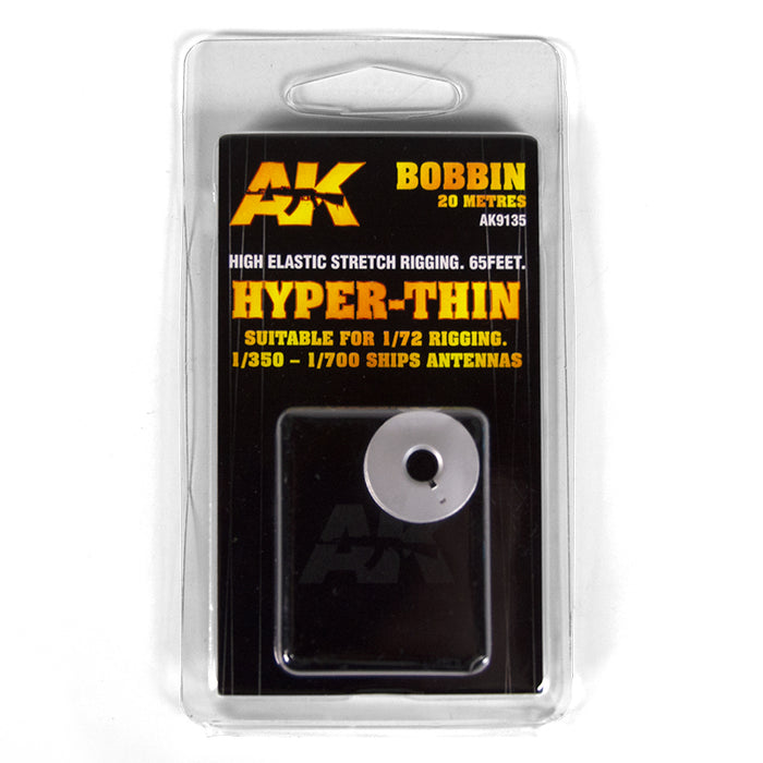 AKI 9135 Hyper-Thin Elastic Rigging Thread (20m Long	)