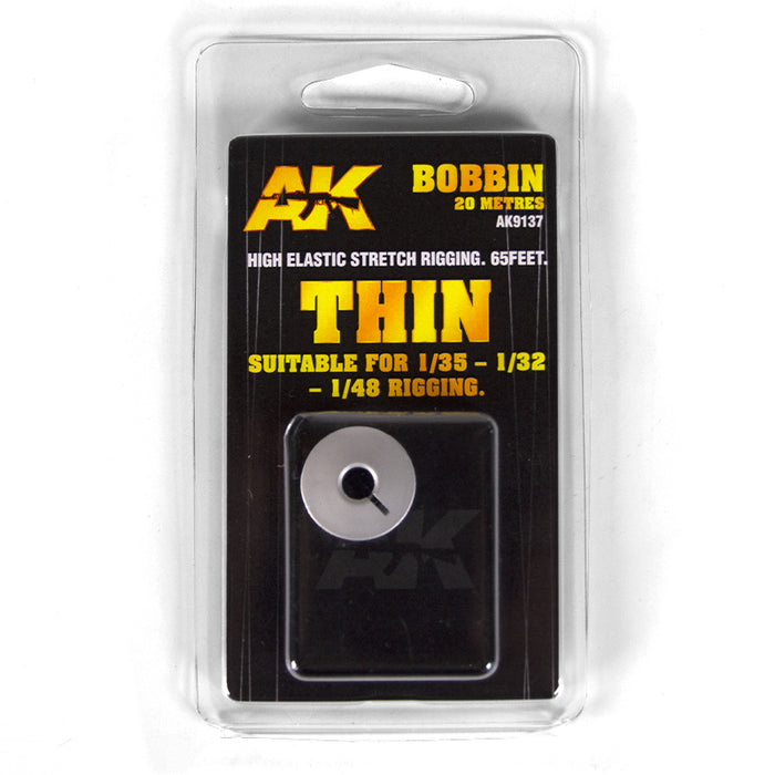AKI 9137 Thin Elastic Rigging Thread (20m Long)