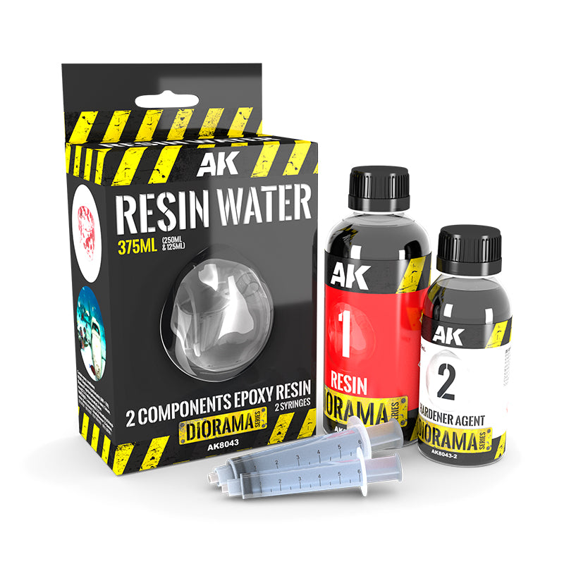 AKI AK8043 Diorama Series: Resin Water 2-Components Epoxy Resin - 375ml