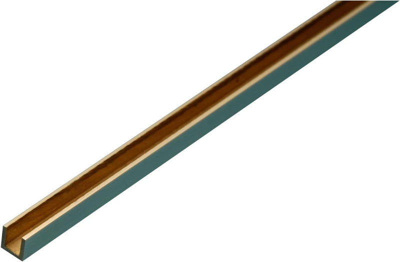 Albion Alloys UC4 4x4x4mm Brass U Channel (305mm Length)