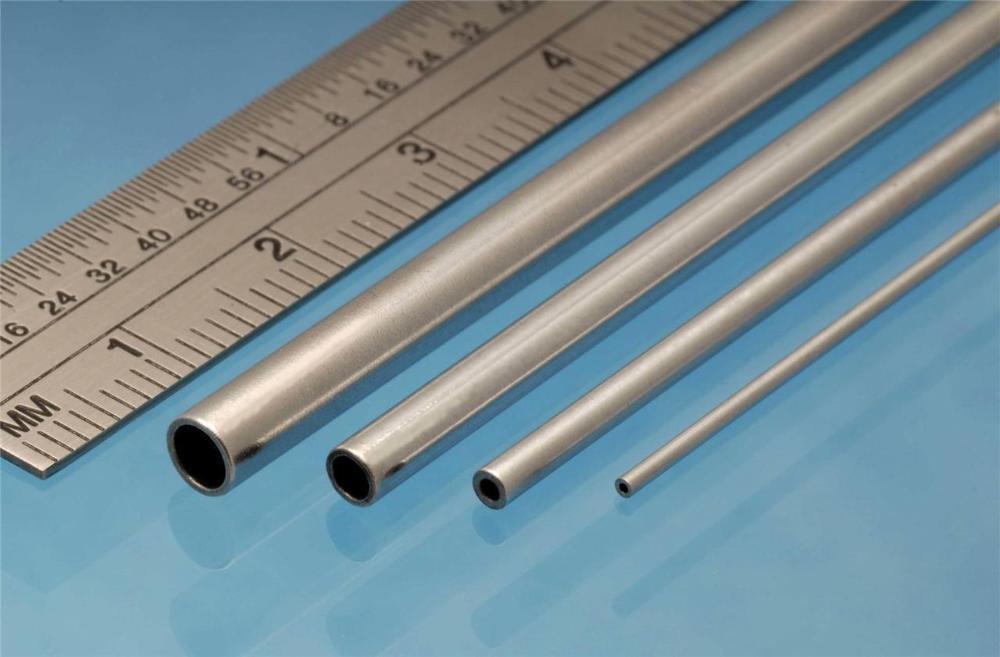 Albion Alloys NST10 Nickel Silver Micro Tube 1.0x0.8mm i.d. (2 Pack)