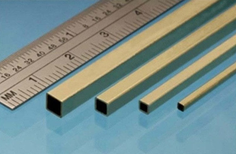Albion Alloys SBW20 Square Brass Rod 2x2mm (2 Pack)