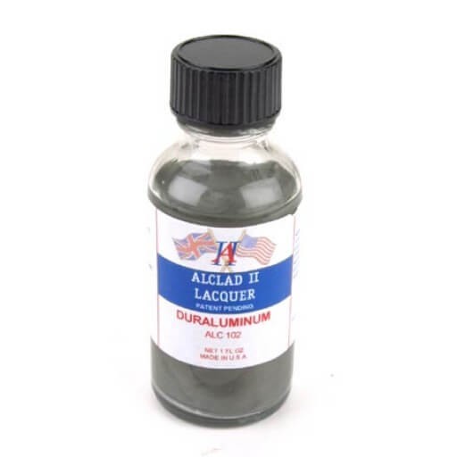 Alclad II 102 Duraluminum Lacquer 1oz. Bottle