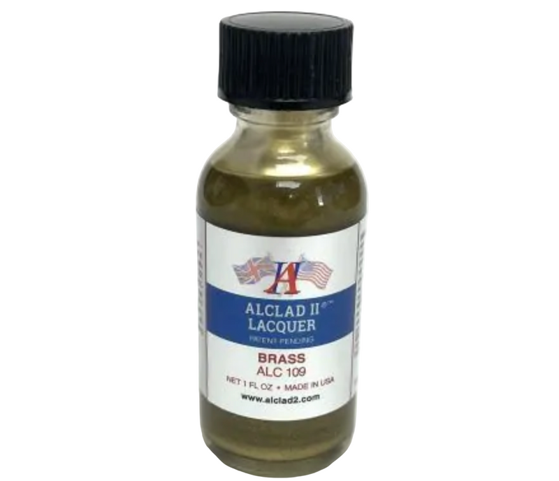 Alclad II 109 Brass Lacquer 1oz. Bottle