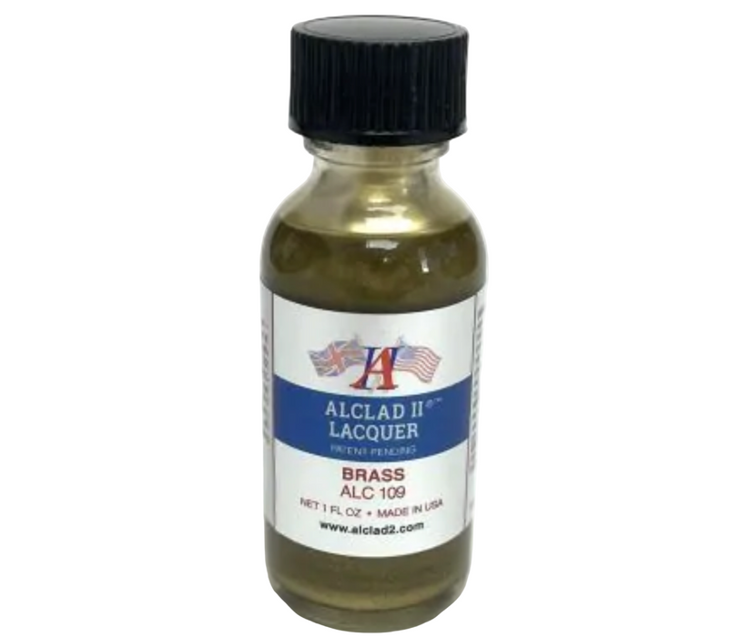 Alclad II 109 Brass Lacquer 1oz. Bottle