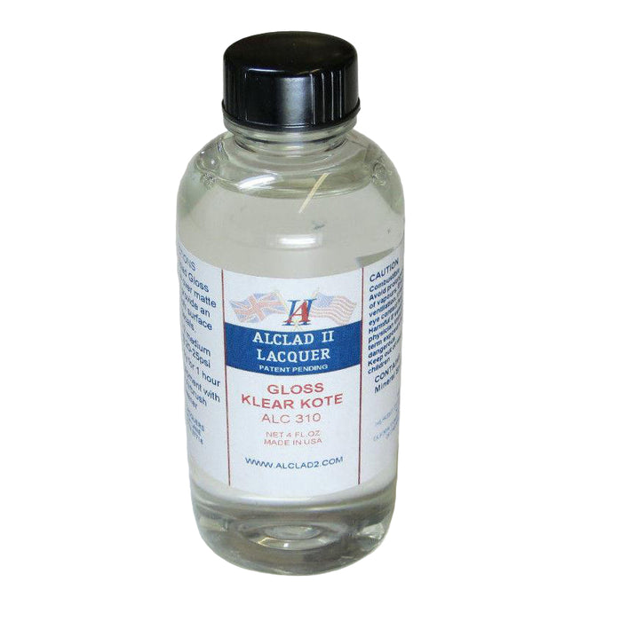 Alclad II 310 Gloss Clear Coat 4oz. Bottle