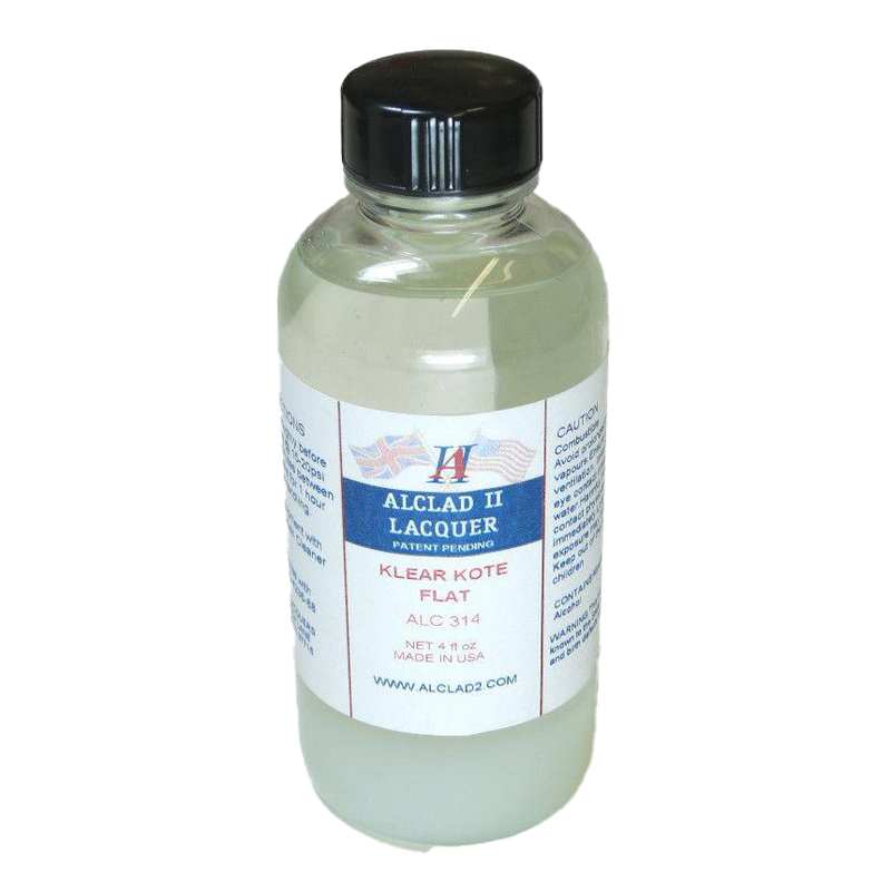 Alclad II 314 Clear Coat Flat 4oz. Bottle
