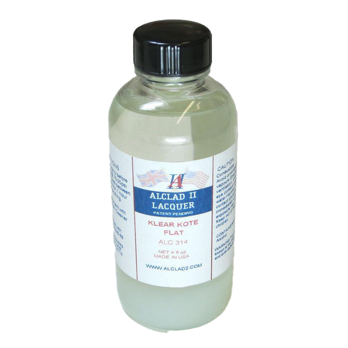 Alclad II 314 Clear Coat Flat 4oz. Bottle