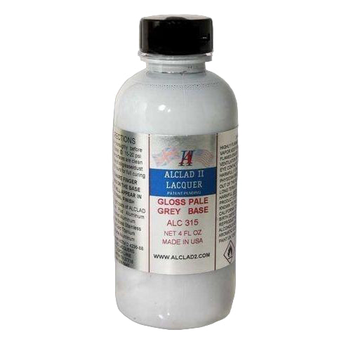 Alclad II 315 Gloss Pale Grey Base 4oz. Bottle