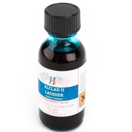 Alclad II 403 Transparent Blue Lacquer 1oz. Bottle
