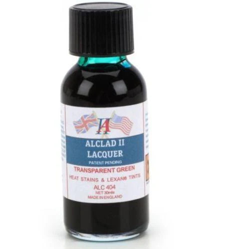 Alclad II 404 Transparent Green Lacquer 1oz. Bottle