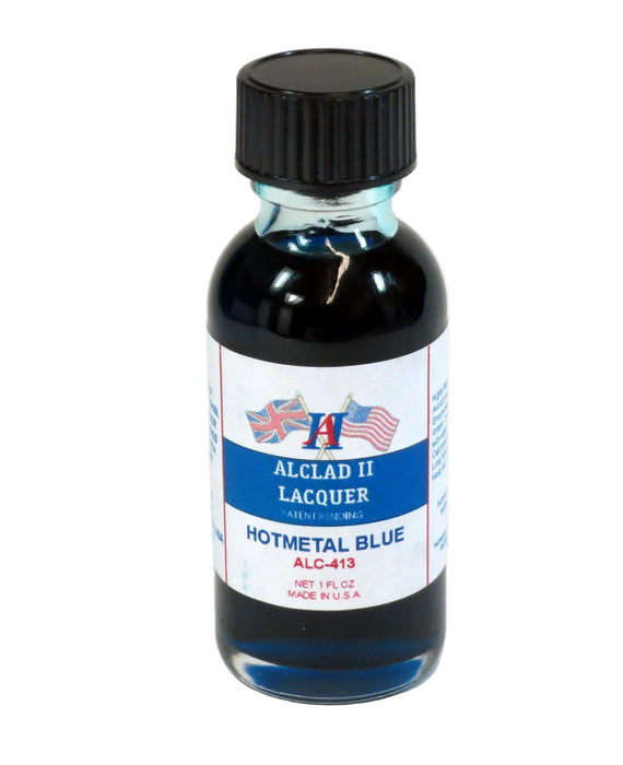 Alclad II 413 Hot Metal Blue Lacquer 1oz. Bottle