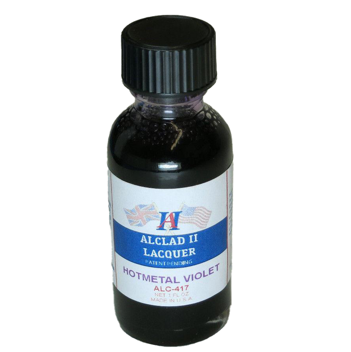 Alclad II 417 Hot Metal Violet Lacquer 1oz. Bottle