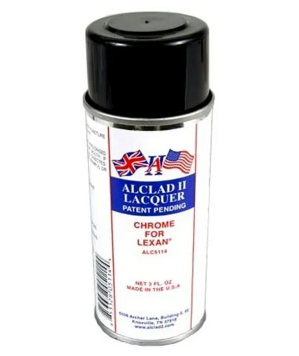 Alclad II 5114 Chrome Lacquer for Lexan 3oz. Spray