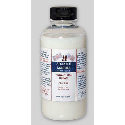 Alclad II 600 Aqua Acrylic Gloss Varnish 4oz. Bottle