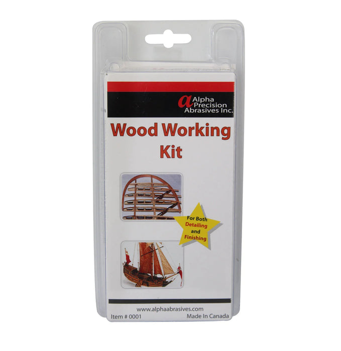 Alpha Abrasives 01 Wood Working & Finishing Kit