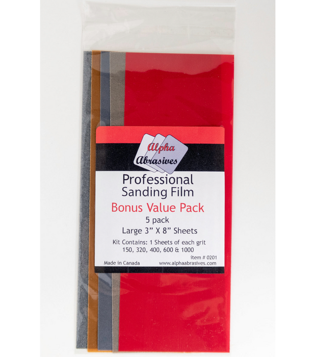 Alpha Abrasives 0201 Professional Sanding Film