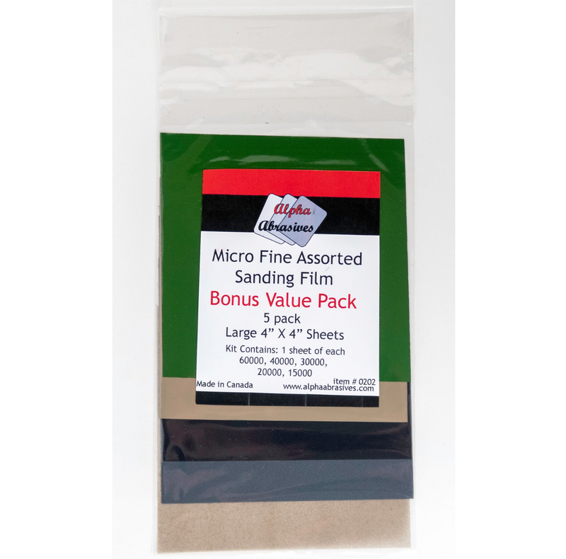 Alpha Abrasives 0202 Micro Fine Assorted Sanding Sheets