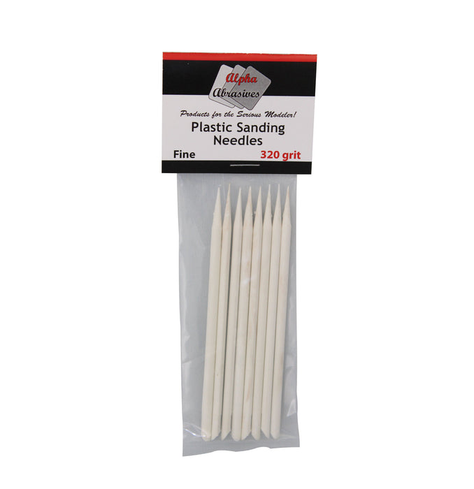Alpha Abrasives 0403 Sanding Needle White Fine 320 Grit